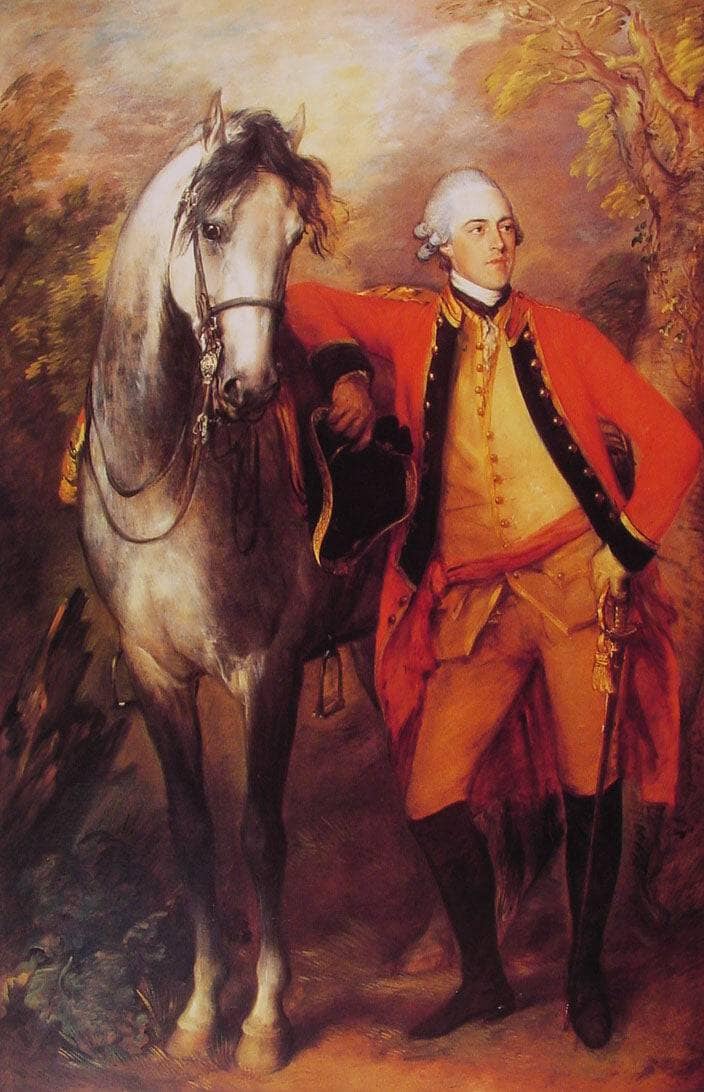Edward, 2nd Viscount Ligonier by Thomas Gainsborough — hand-painted animal oil painting reproduction on canvas