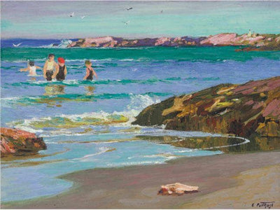 Low Tide by Edward Henry Potthast — oil painting reproduction