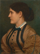 Eliza Eastlake by Edward Poynter — female oil painting wall art, Romanticism