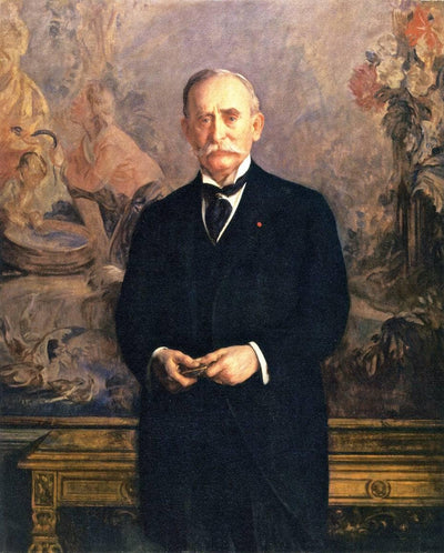 Edward Tuck in bedroom