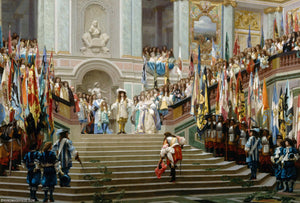 Reception of Le Grand Condé at Versailles - Jean-Leon Gerome