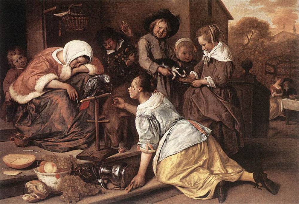 Effects of Intemperance - Jan Steen