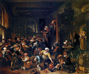 Egg Dance by Jan Steen — hand-painted portrait oil painting reproduction on canvas