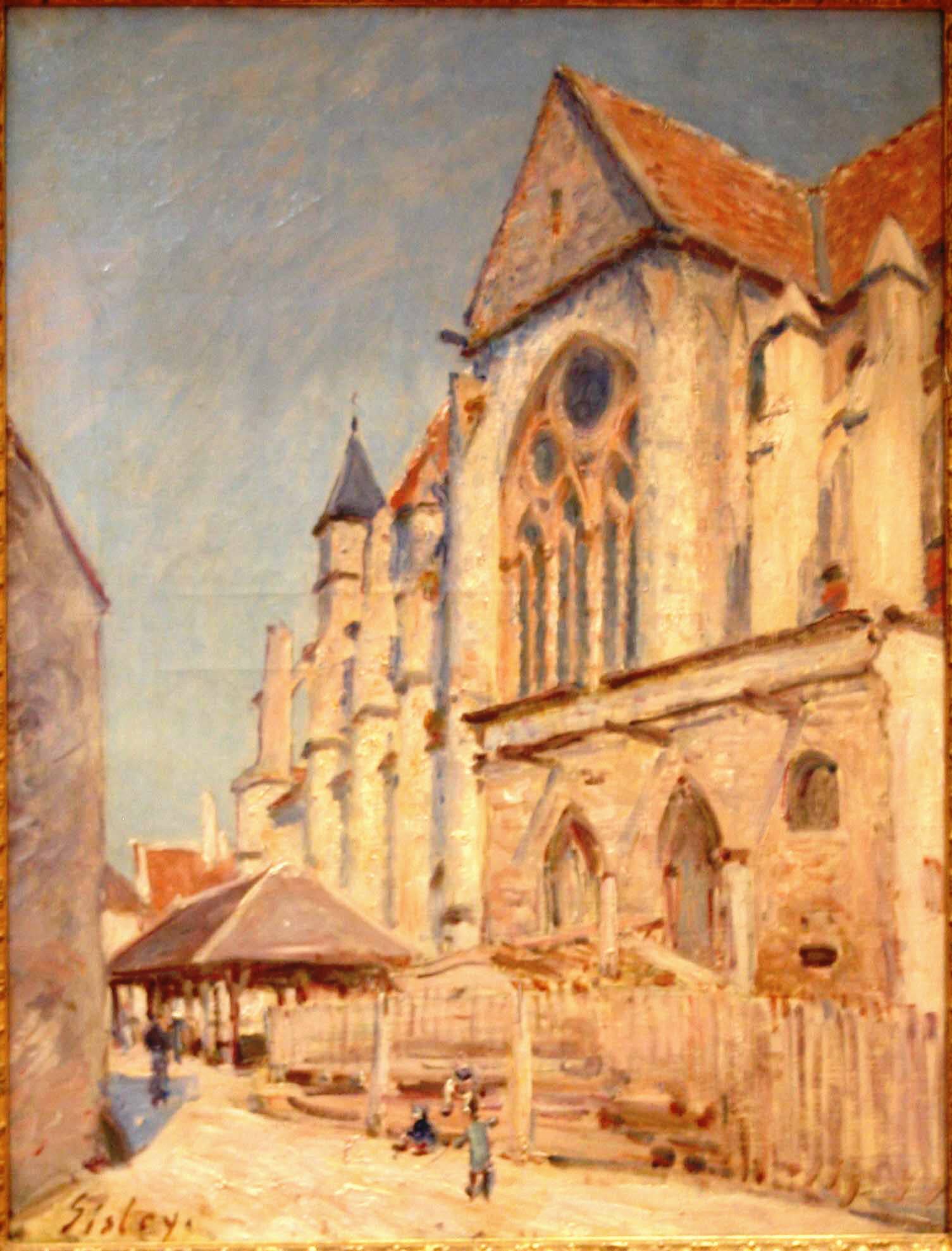 Eglise de Moret - Alfred Sisley