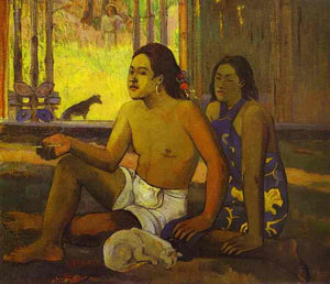 Eiaha Ohipa or Tahitians in a Room - Paul Gauguin