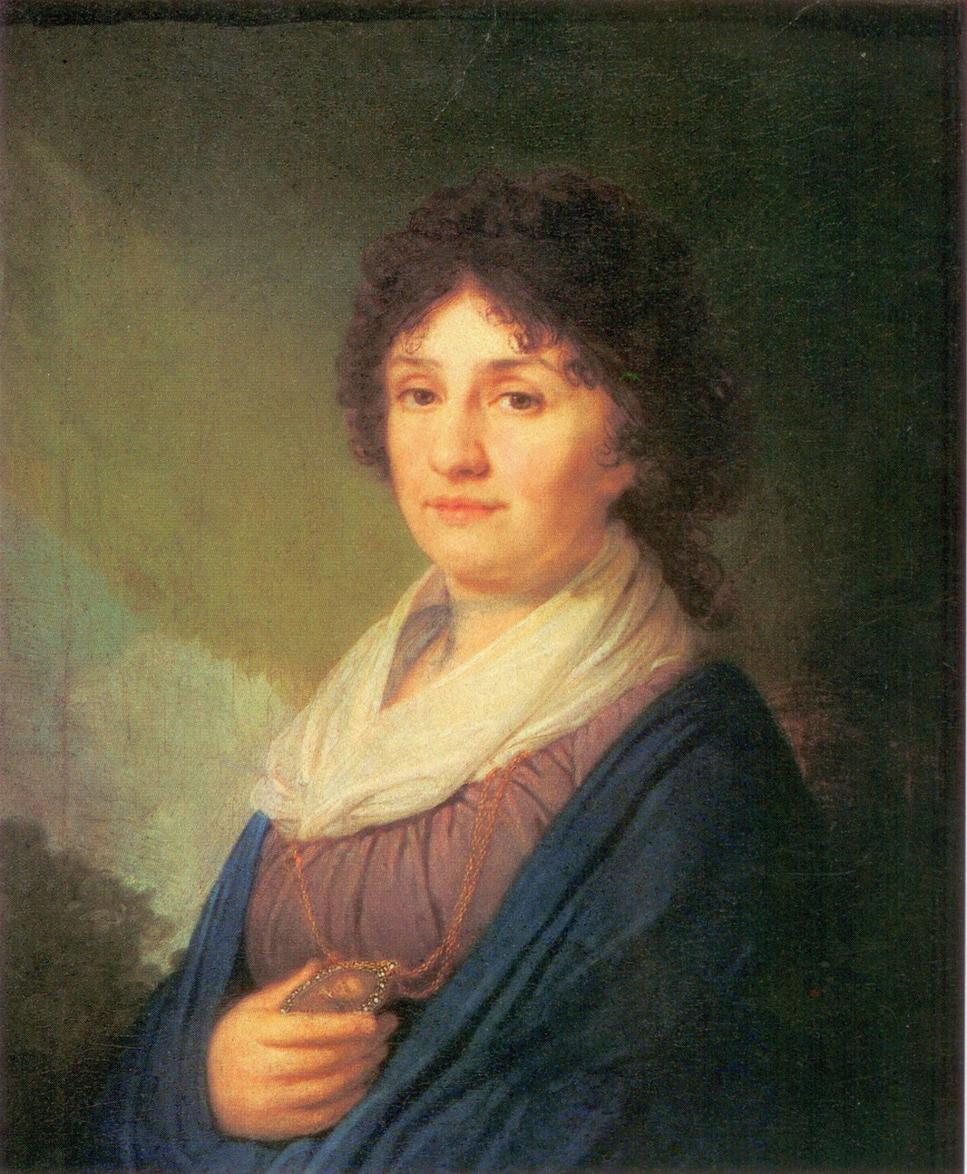 Ekaterina Davydova by Vladimir Borovikovsky — hand-painted portrait oil painting reproduction on canvas