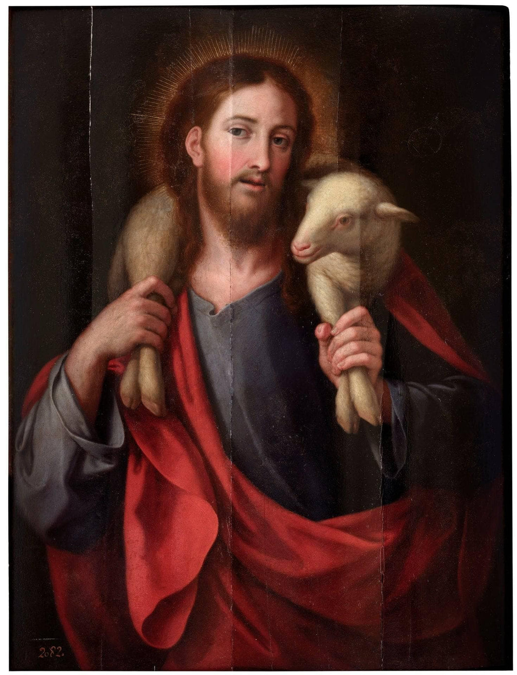 El Buen Pastor by Vicente Juan Masip — hand-painted cultural oil painting reproduction on canvas