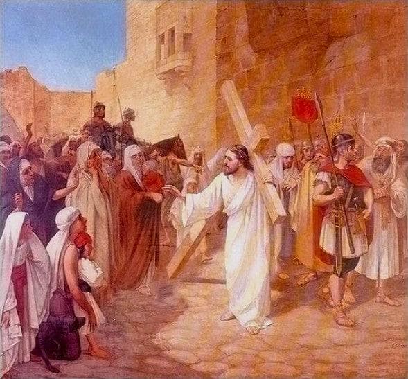 The Christ of Forgiveness by Francisco Antonio Cano — hand-painted architectural oil painting reproduction on canvas