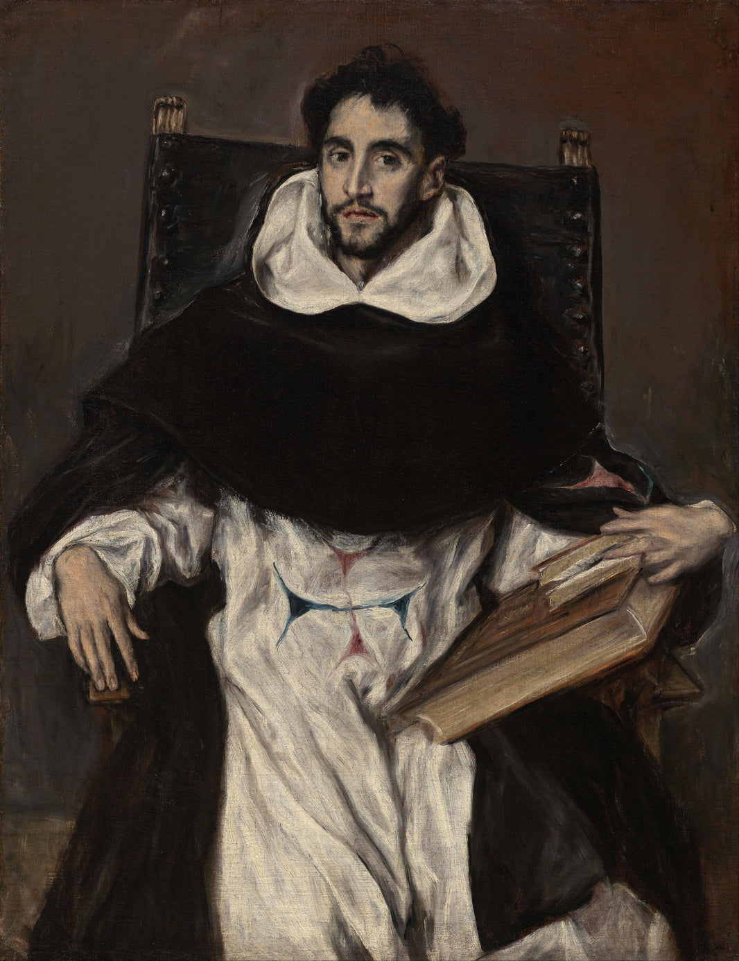 Portrait of Fray Hortensio Felix Paravicino by El Greco — hand-painted portrait oil painting reproduction on canvas