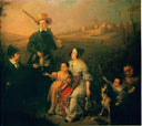 El Marqués De Arco Hermoso Y Su Familia by Antonio Cabral Bejarano — hand-painted cultural oil painting reproduction on canvas