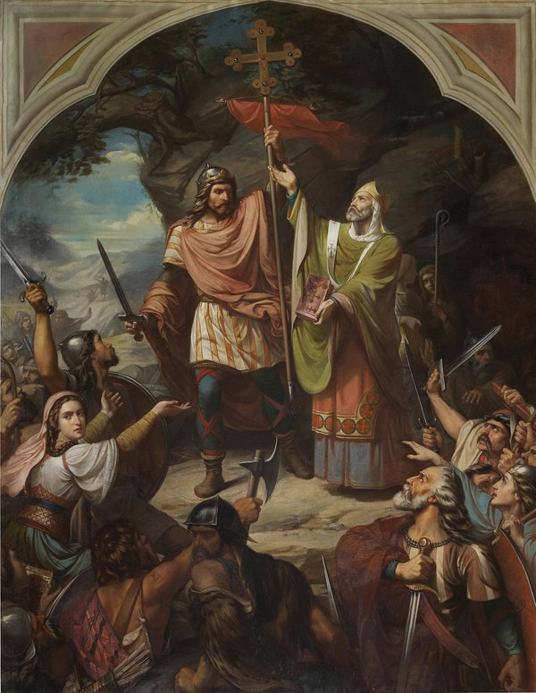 El Rey Don Pelayo En Covadonga