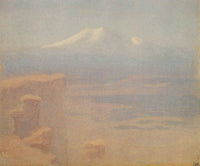 Elbrus by Arkhyp Kuindzhi — hand-painted landscape oil painting reproduction on canvas