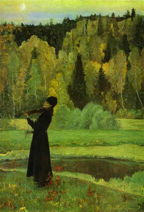 Elegy. Blind Musician. - Mikhail Nesterov