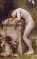 Elegy by William-Adolphe Bouguereau — hand-painted cultural oil painting reproduction on canvas