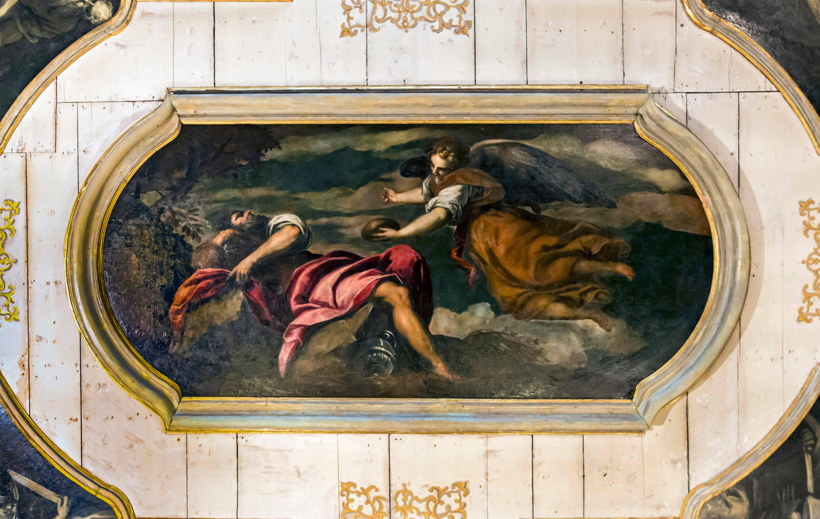 Elia nutrito dall'angelo