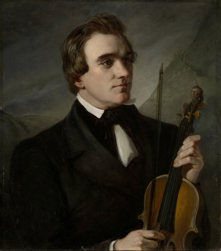 Violinist Ole Bull - Elisabeth Jerichau-Baumann