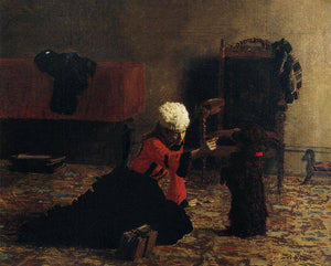 Elizabeth Crowell with a Dog - Thomas Eakins