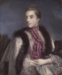 Elizabeth Drax, Countess of Berkeley by Joshua Reynolds — male oil painting wall art, Rococo
