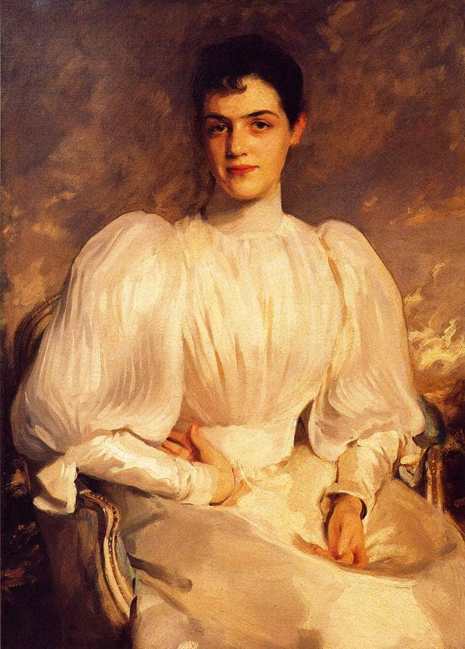 Elsie Wagg by John Singer Sargent — hand-painted portrait oil painting reproduction on canvas