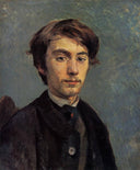 Emile Bernard by Henri de Toulouse-Lautrec — male oil painting wall art, Post Impressionism