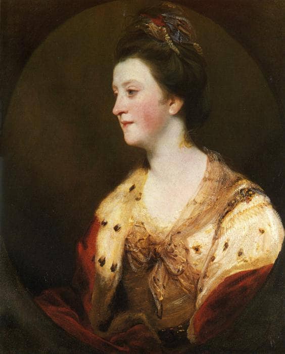 Emily, Duchess of Leinster by Joshua Reynolds — hand-painted portrait oil painting reproduction on canvas