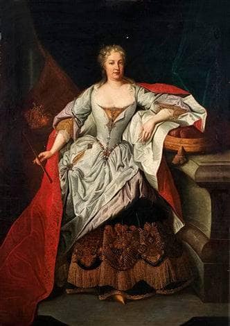 Empress Elisabeth Christine by Charles-Andre van Loo (Carle van Loo) — hand-painted portrait oil painting reproduction on canvas