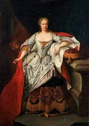 Empress Elisabeth Christine by Charles-Andre van Loo (Carle van Loo) — female oil painting wall art, Rococo
