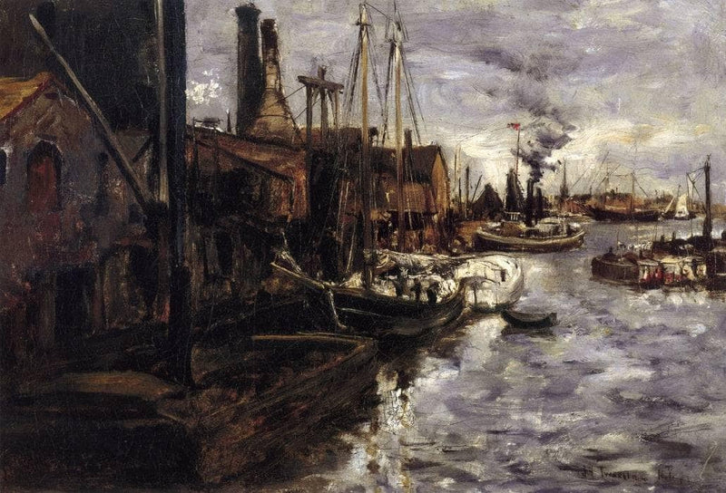 End of the Pier, New York Harbor on gallery wrap