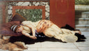 Endymion by John William Godward — male oil painting wall art, Neoclassicism