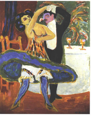 English Dance Couple - Ernst Ludwig Kirchner