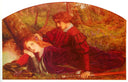 Enid and Geraint by Arthur Hughes — hand-painted abstract oil painting reproduction on canvas