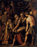 Entombment by Giorgio Vasari — hand-painted cultural oil painting reproduction on canvas