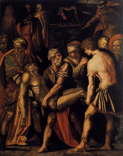 Entombment in entryway