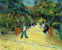 Entrance to the Public Garden in Arles by Vincent van Gogh — forest oil painting wall art, Post Impressionism