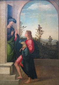 Episode from the Genesis by Mariotto Albertinelli — hand-painted cultural oil painting reproduction on canvas
