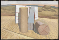 Equivalents for the Megaliths by Paul Nash — hand-painted abstract oil painting reproduction on canvas