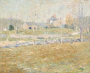 An Abandoned Farm by Ernest Lawson — hand-painted landscape oil painting reproduction on canvas