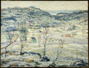 Harlem Valley, Winter by Ernest Lawson — hand-painted landscape oil painting reproduction on canvas