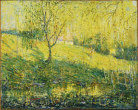 Spring by Ernest Lawson — hand-painted landscape oil painting reproduction on canvas