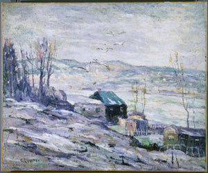 Windy Day, Bronx River - Ernest Lawson