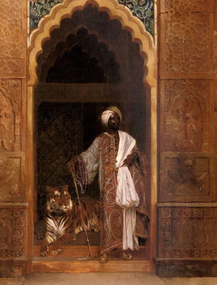 The Palace Guard by Rudolf Ernst — hand-painted architectural oil painting reproduction on canvas