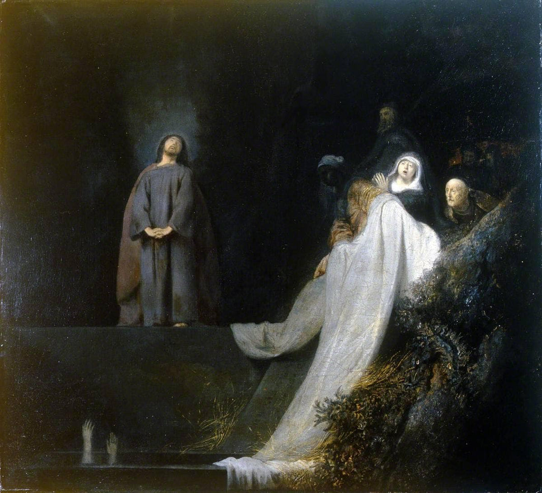 The Raising of Lazarus by Jan Lievens — hand-painted cultural oil painting reproduction on canvas