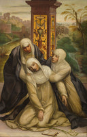 Stigmatization of Saint Catherine of Siena by Eduardo Rosales — hand-painted cultural oil painting reproduction on canvas