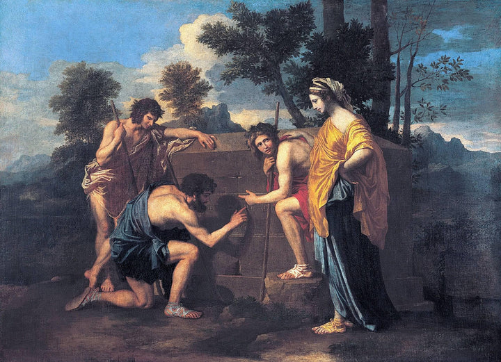 Et in Arcadia ego by Nicolas Poussin — hand-painted cultural oil painting reproduction on canvas