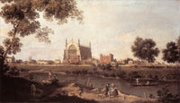 Eton College Chapel by Canaletto — hand-painted architectural oil painting reproduction on canvas