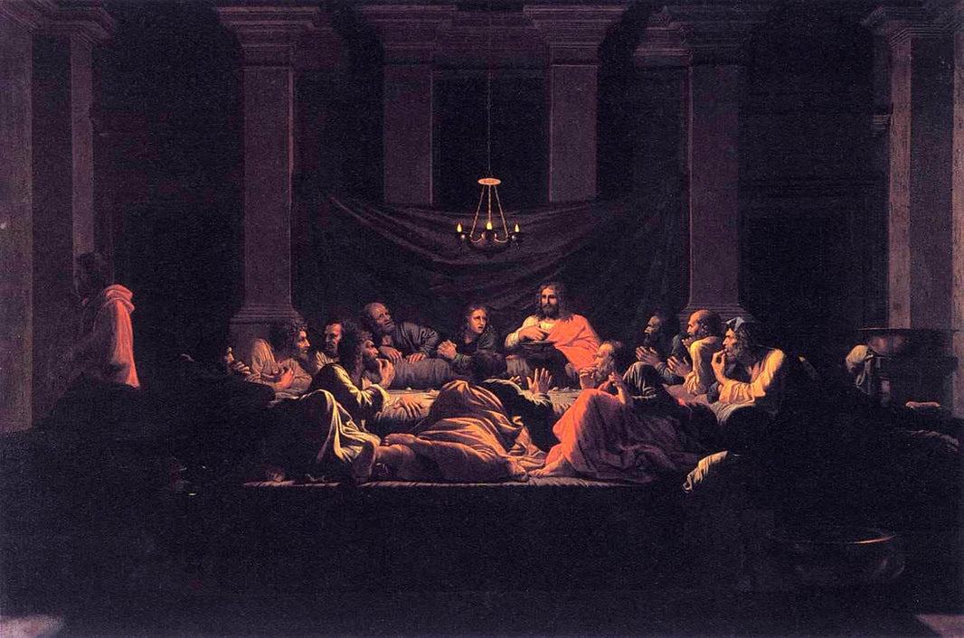Eucharist by Nicolas Poussin — hand-painted portrait oil painting reproduction on canvas