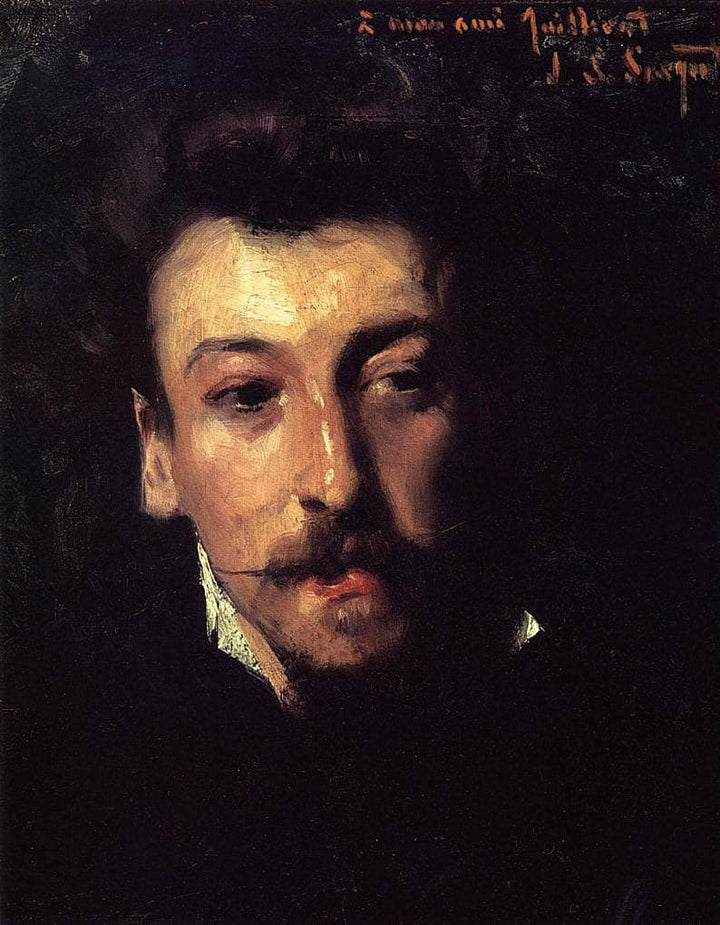 Eugene Juillerat by John Singer Sargent — hand-painted portrait oil painting reproduction on canvas