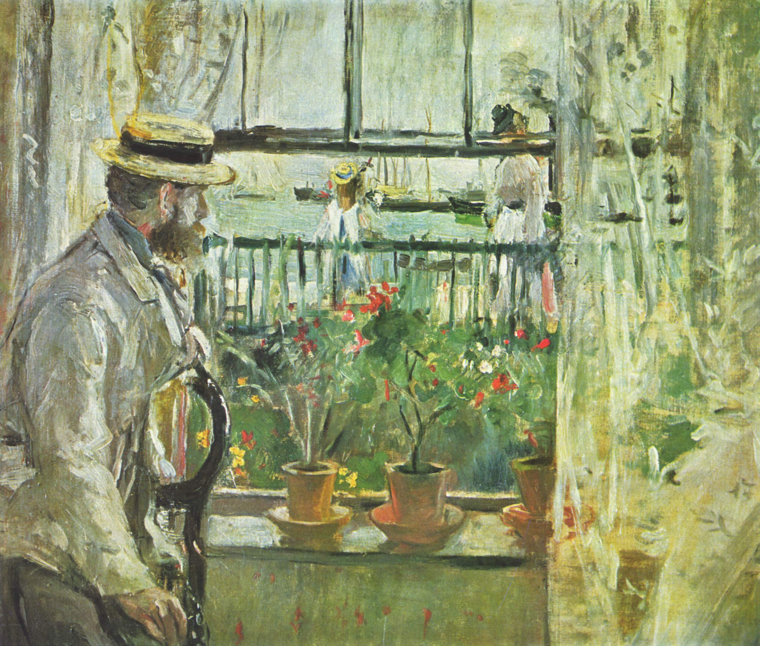 Eugene Manet on the Isle of Wight - Berthe Morisot