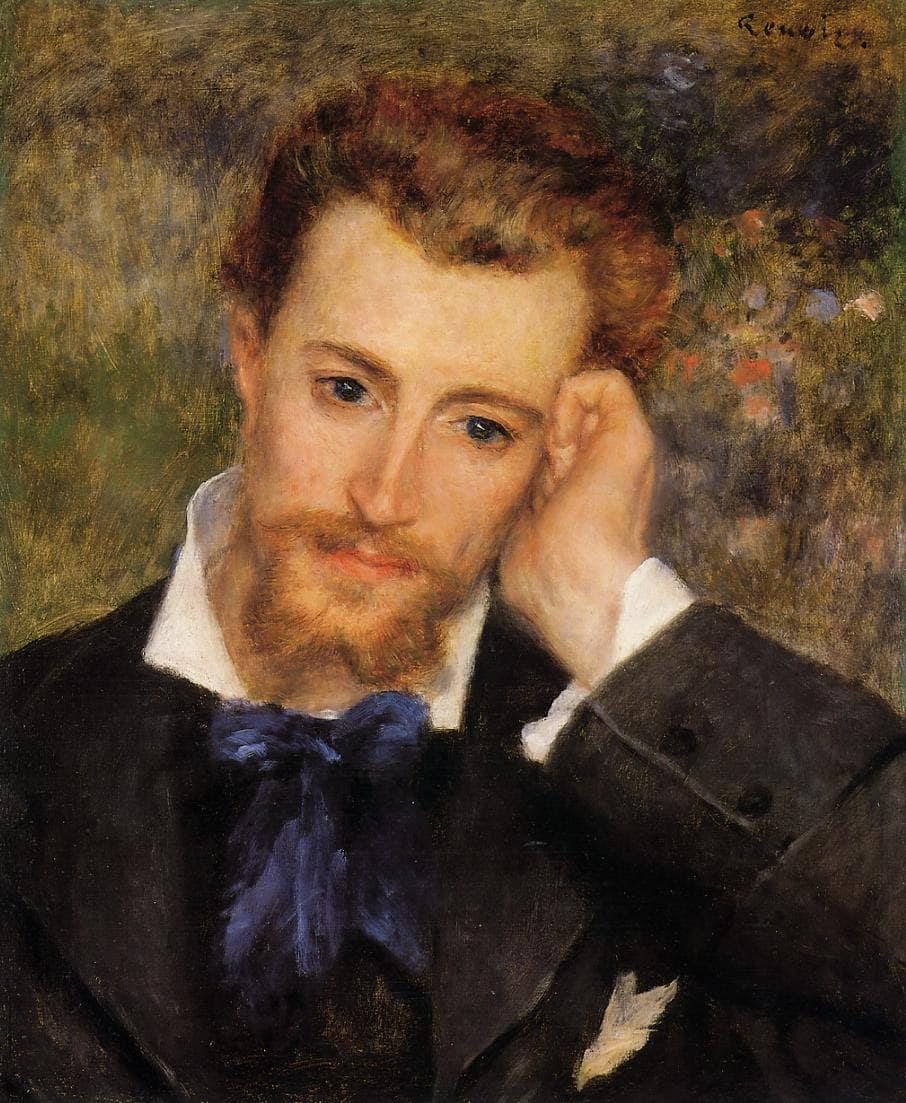 Eugene Murer by Pierre-Auguste Renoir — hand-painted portrait oil painting reproduction on canvas