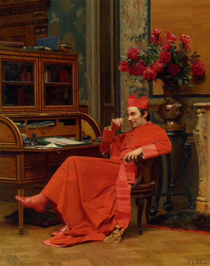 Eureka by Jehan Georges Vibert — hand-painted portrait oil painting reproduction on canvas